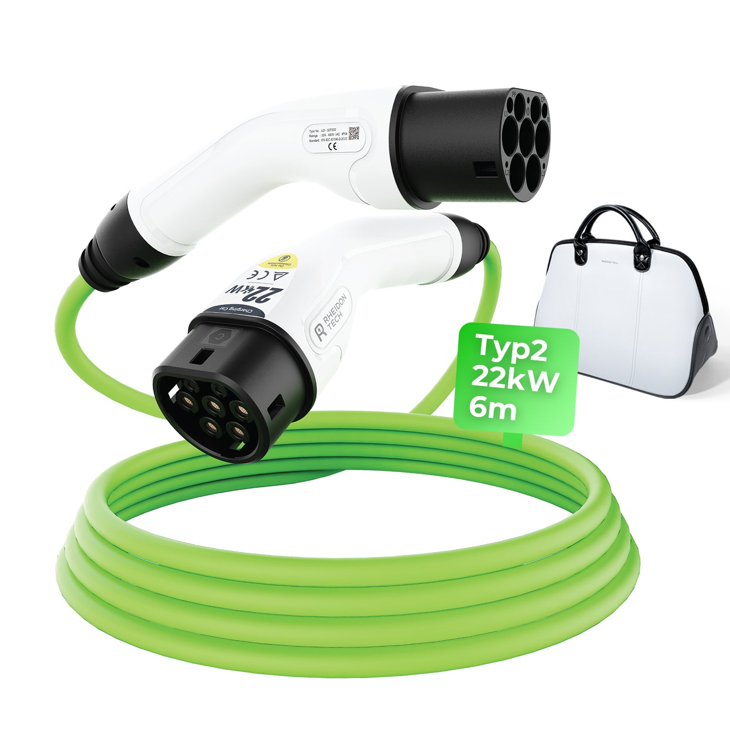 Rheidon 22kW EV Charging Cable