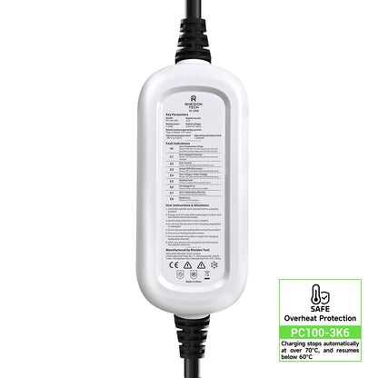 Rheidon 3.6 kW Portable EV Charger